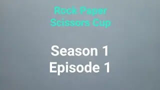 Rock Paper Scissors Cup S1 E1 (Teabag Edition)