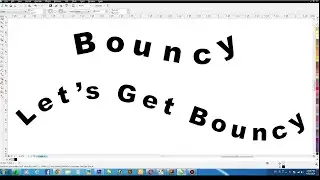 Bouncy Text Effect Tutorial in Coreldraw | Quick & Easy ! CorelwaliSarkar