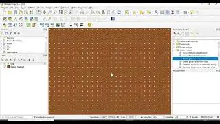 Create point grid or fishnet of specified interval for an area of interest in QGIS