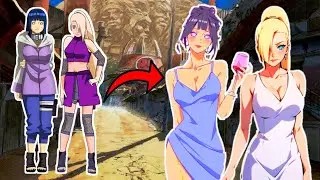Naruto girls in CUTE dress 🥵😗 | Anime Plex | sakura,ino,hinata,tsunade,kushina,konan,tenten,temari
