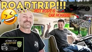 Cross-Country 4500 km MASSIVE Road Trip! Crazy Builds & Car Hoards! - COE Ramp Truck EP-32