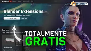 BLENDER 4.1 PLATAFORMA DE ADDONS donde TODO ES GRATIS! 😱