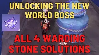 How to unlock the new world boss for Baal materials (All Warding Stone Puzzle Solutions)