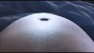Upset Alien belly squirms and gurgles
