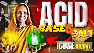 Class-10th science chapter 2 english medium l acid base and salt 🔥 acid base & salt by poonam mam