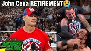 John Cena Officially Announce Retirement 💔 From WWE | Cm Punk Return | Money in the Bank Highlights