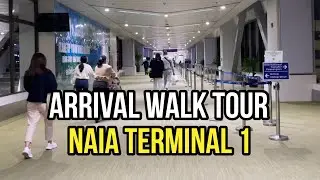 NAIA Terminal 1 - Arrival Area : WALK TOUR