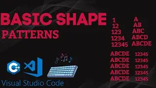 ASMR PROGRAMMING || Basic Shape Patterns In C++ || Programming Language C++ || No Talking
