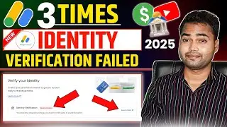 Adsense identity verification failed 3 times | adsense identity verification option not showing