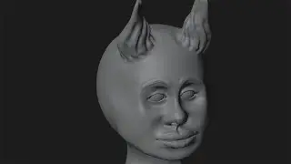 HOW TO SCULPT  A STYLIZED CHARACTER HEAD IN BLENDER | SPEED LEVEL DESIGN
