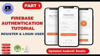 Login & Register Android App Using Firebase | Android Studio Authentication Tutorial - Firebase Auth