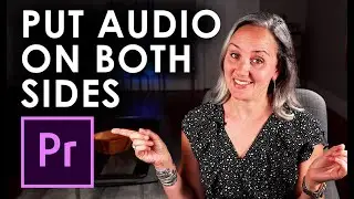 HOW TO PUT YOUR DIALOGUE ON BOTH CHANNELS IN PREMIERE PRO 2021 - Filmmaking 101