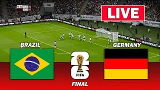 BRAZIL vs GERMANY - FIFA World Cup 2026 FINAL || Live Football Match | PES 21
