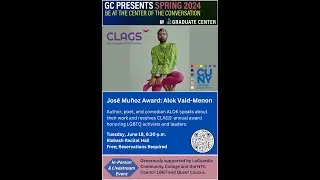 2024 José Esteban Muñoz Award: Alok Vaid Manon