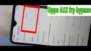 how to oppo cph2083 frp bypass/oppo a12 google account bypass/bypass frp oppo a12