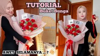 CARA MUDAH MEMBUAT BUKET BUNGA ELEGAN ☄| ARTIFICIAL FLOWER WRAPPING TUTORIAL Viony Florist