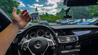 How is my Mercedes CLS550 running after 2 years of owning + Cars and Coffee! *POV* ft. Joey