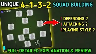 Unique 4-1-3-2 Squad building in efootball | 4132 full detailed review | efootball 2024