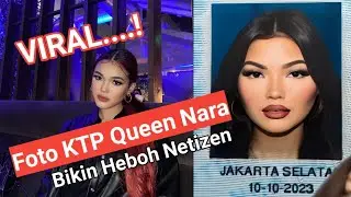 Viral Foto KTP Selebgram Queen Nara Cantik Bikin Terpukau