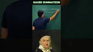 Gauss sumation #mathematics #maths