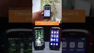 Menor celular do mundo com Android 13 tem tela de só 3 polegadas #smartphone #techtudo #celular