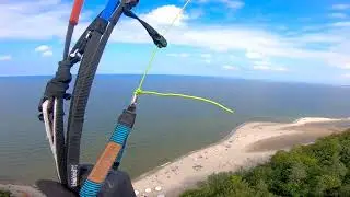 Rozewie na rzęsach... cliff paragliding