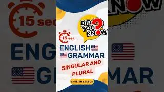 Learn English grammar | English speaking | how to use singular plural nouns #english #ielts #learn