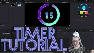 Countdown oder Timer in DaVinci Resolve 16 - Fusion Tutorial [DEUTSCH]