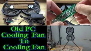 Turn An Old PC Cooling Fan Into A Room Cooling Fan