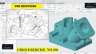 CREO Parametric Exercise No #96. 