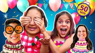 Maria Clara em Histórias de Aniversários Surpresas | Compilation Video for kids - MC Divertida