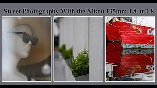 Street Photography With the Nikon 135mm 1.8 at 1.8