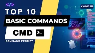 Top 10 Commands in Command Prompt in Tamil | Windows 10/11 | Code in