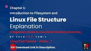 Linux Full Course | Linux/Unix File System Hierarchy: A Complete Guide | Linux Directory Structure