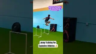 Jump Training For Explosive Athletes! Athlete Explosive Training! #shorts