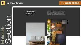 Wordpress Tutorial | Bricks Builder | AutomaticCSS (ACSS) | Text section with overlapping images