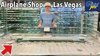 WORLD'S LARGEST Model Airplane Collection - Airplane Shop, Las Vegas