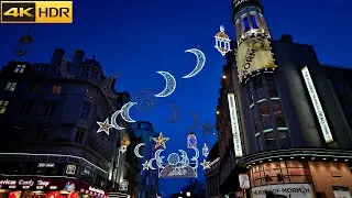 Ramadan London Lights on | Mayor Sadiq Khan inaugurated Ramadan Lights on [4K HDR]