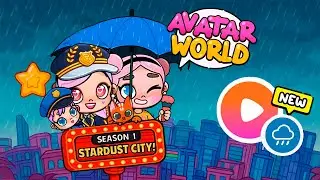 ДОЖДЬ ОТКРЫТ 🌧️👶 НОВЫЕ СЕКРЕТЫ ПОЛИЦИЯ 🎁 AVATAR WORLD  ИСТОРИЯ POLICE STATION SECRETS ОБНОВЛЕНИЕ