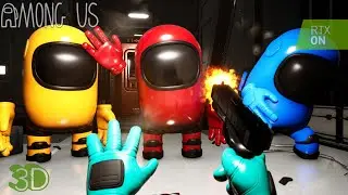 Realistic 3D Among Us [RTX On] - Among Us Animation