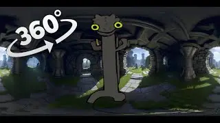🐉 Toothless Dances in the Castle: Stunning 360˚ VR Experience!