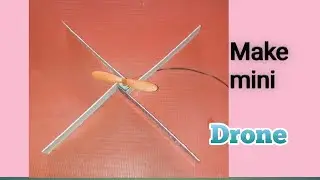 Making Drone by single motor || Homemade drone making idea.