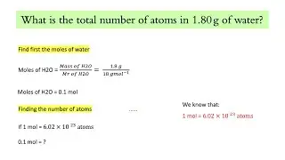Number of Atoms in a Compound
