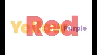 Creating an Overlapping Colored Text Marquee