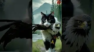 Cat Becomes a Hero by Saving an Eagle! 