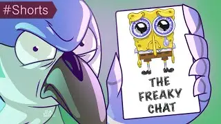 Mordecai hates the Freaky Chat with SpongeBob | #shorts