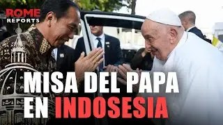 Miles de fieles participan en la misa de Francisco en Indonesia