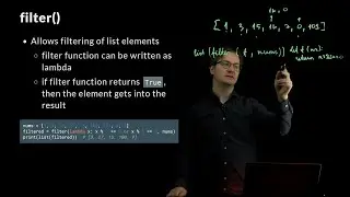 Python (eng) - Helper functions filter() and map()