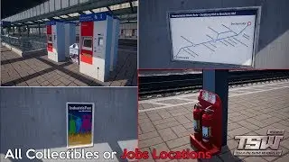Hauptstrecke Rhein-Ruhr - All Collectibles or Jobs Locations - Train Sim World 2020