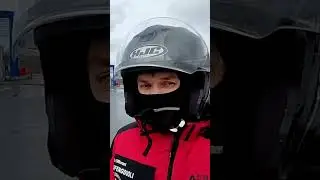 Омск - Тюмень на мотоцикле, холод, снег и гололед. Доеду или нет?  #мото #путьбайкера